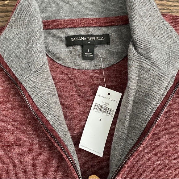 Banana Republic - Half Zip Sweater - Picture 7 of 8